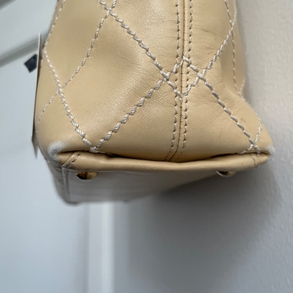 Chanel Wild Stitch beige flap bag - Picture 9 of 10